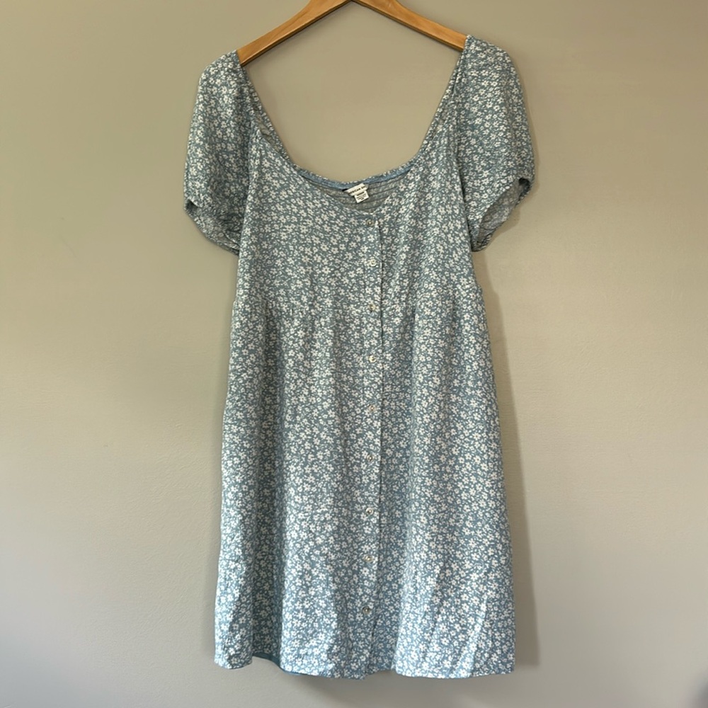 American Eagle Button Down Floral Dress‎ Sz M
